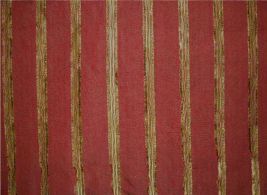 Fil Stripe Marsala Fabric